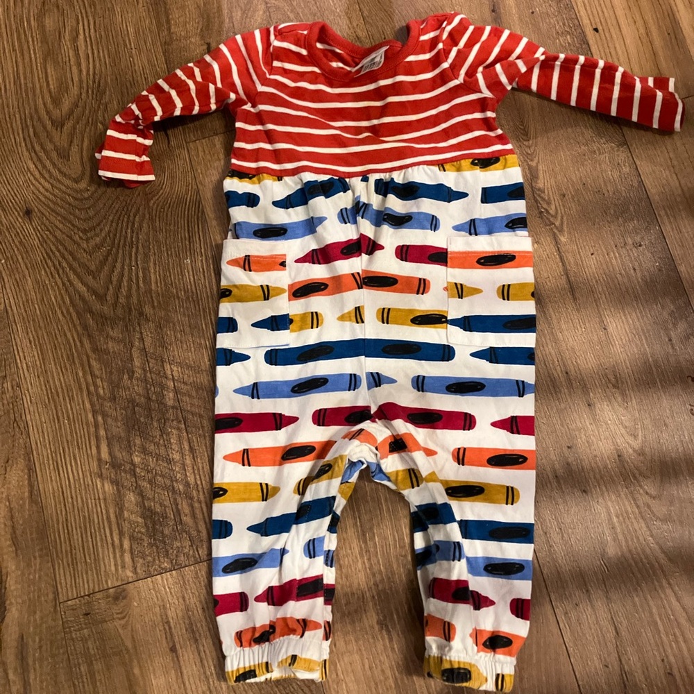 Hanna andersson crayon mixie romper